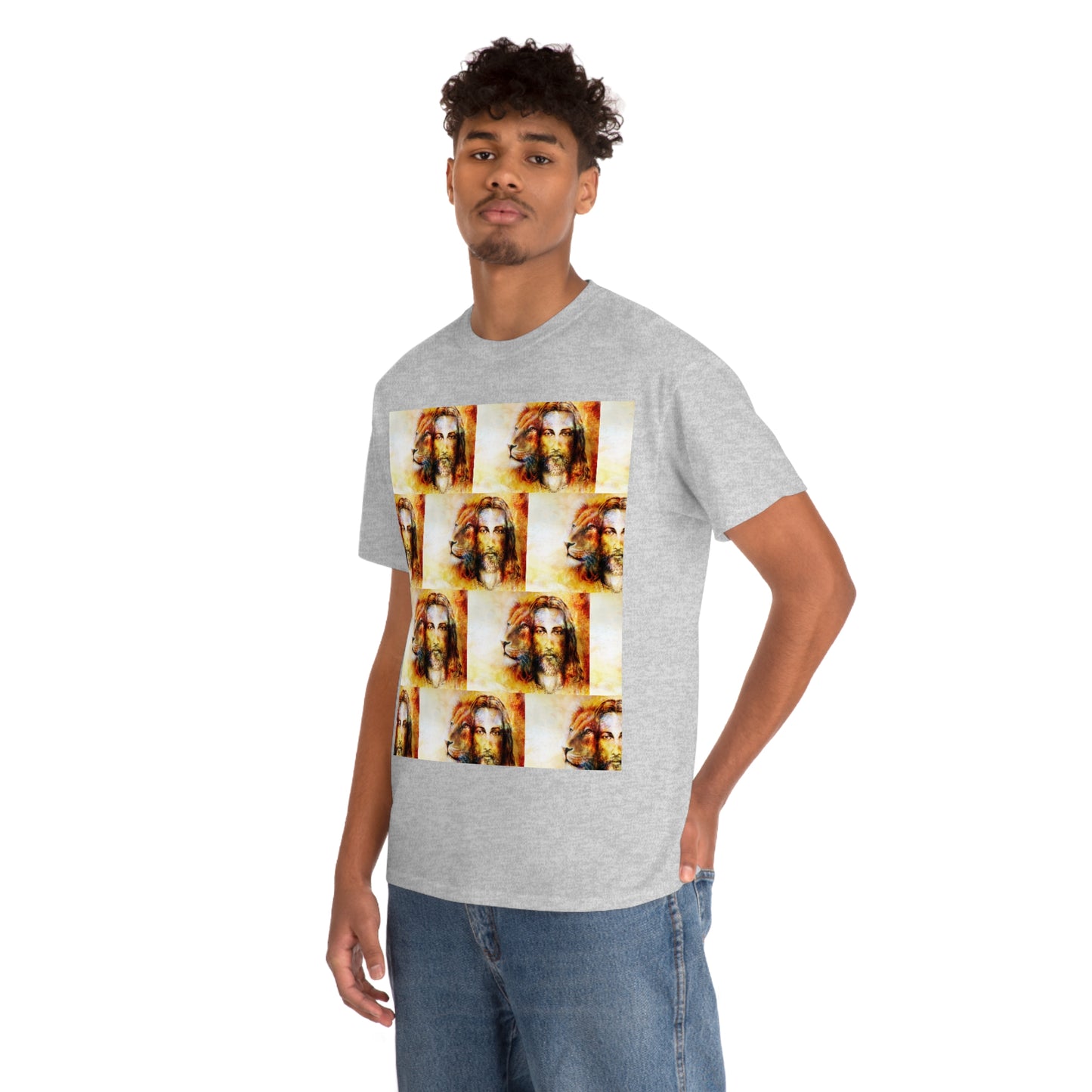 Double Mind Face Of Heavy Cotton Tee