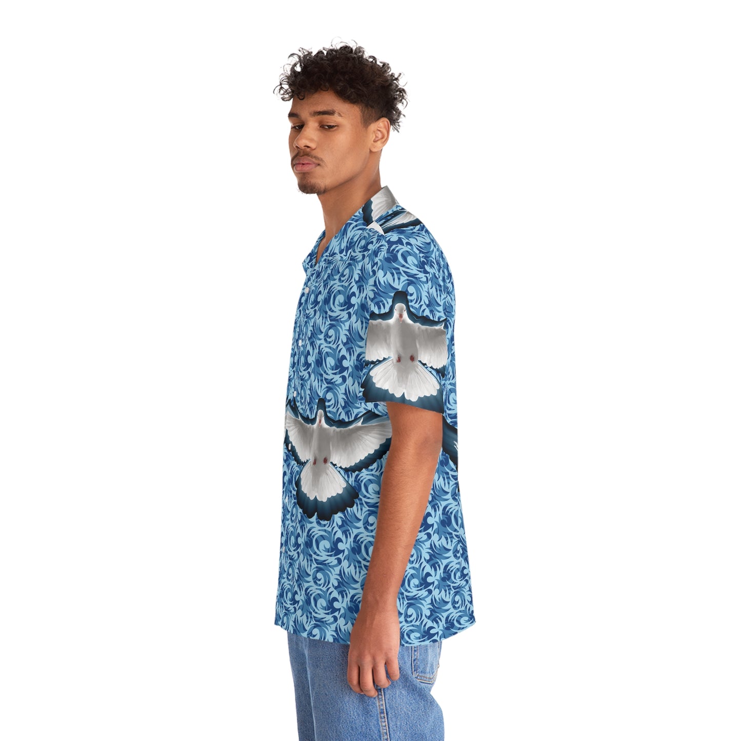 Wavy Spirt Men's Hawaiian Shirt