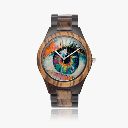 Eye Time Indian Ebony Wooden Watch