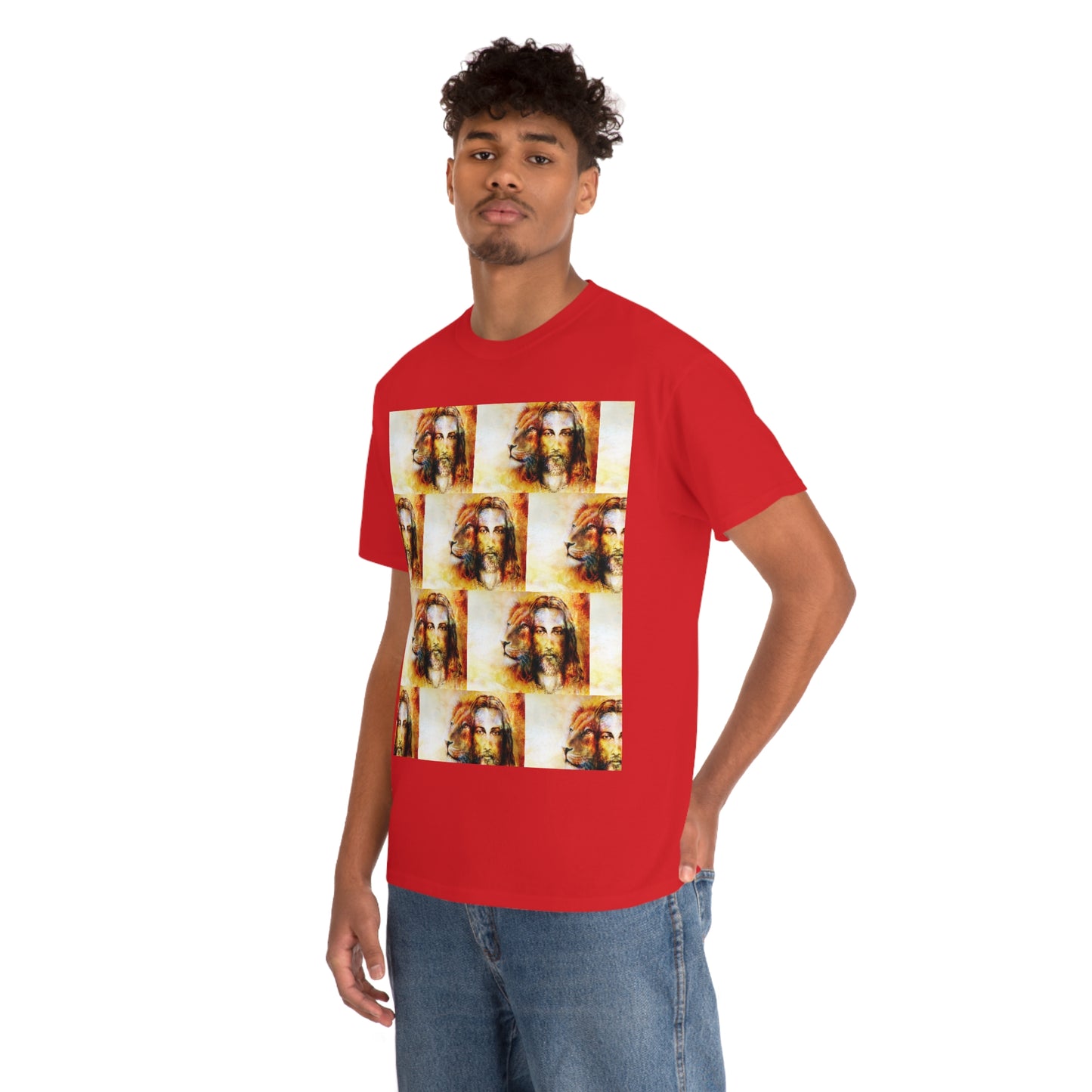 Double Mind Face Of Heavy Cotton Tee
