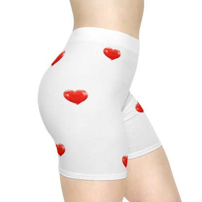 heart Women's Biker Shorts