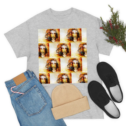 Double Mind Face Of Heavy Cotton Tee