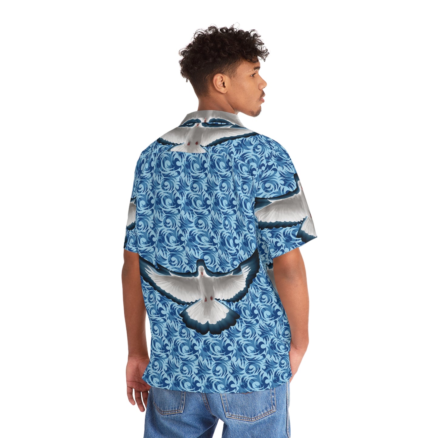 Wavy Spirt Men's Hawaiian Shirt