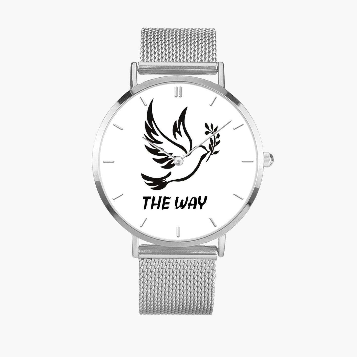 The WAY Ultra-thin Stainless Steel Quartz Watch