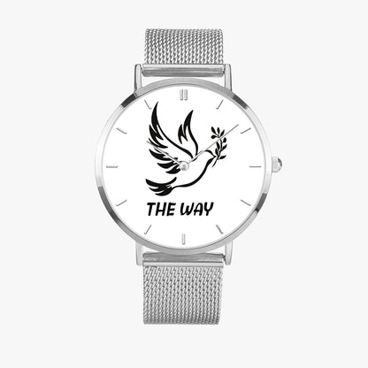 The WAY Ultra-thin Stainless Steel Quartz Watch
