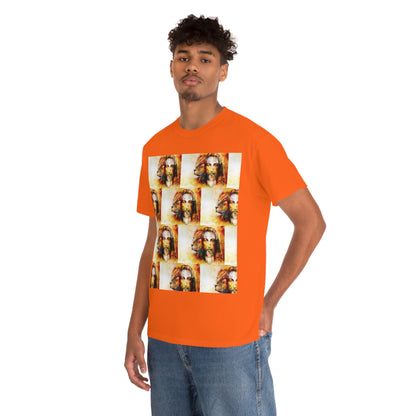 Double Mind Face Of Heavy Cotton Tee