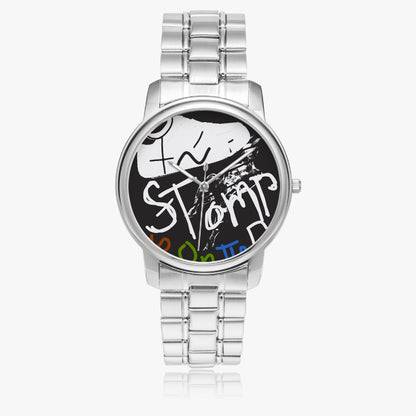 STOMP 153. Folding Clasp Type Stainless Steel Quartz Watch