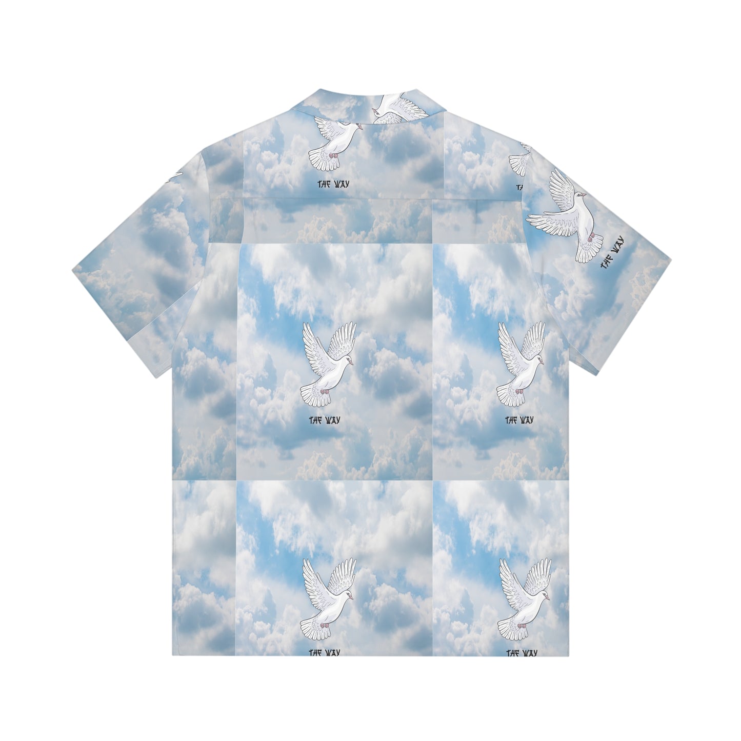 Cloud Bird Way Men's Hawaiian Shirt