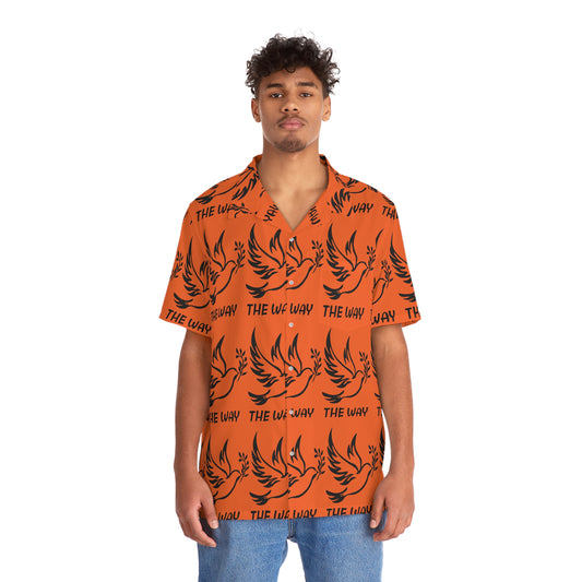 Orange Way Men's Hawaiian Shirt