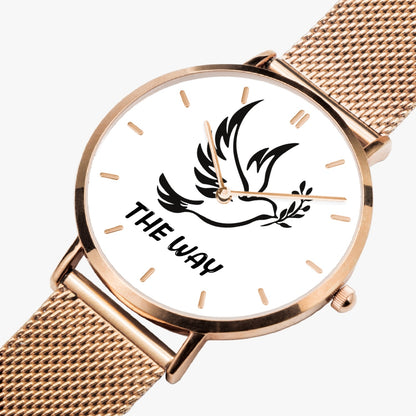The WAY Ultra-thin Stainless Steel Quartz Watch