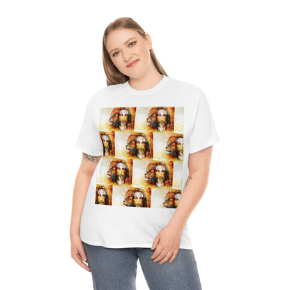 Double Mind Face Of Heavy Cotton Tee