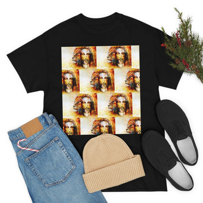 Double Mind Face Of Heavy Cotton Tee
