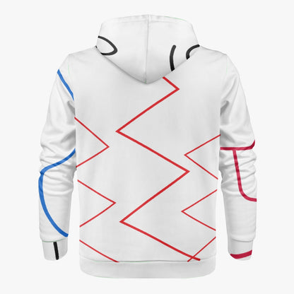Crayon Way Men's AOP Full Zip Up Hoodie