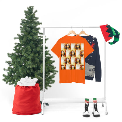 Double Mind Face Of Heavy Cotton Tee