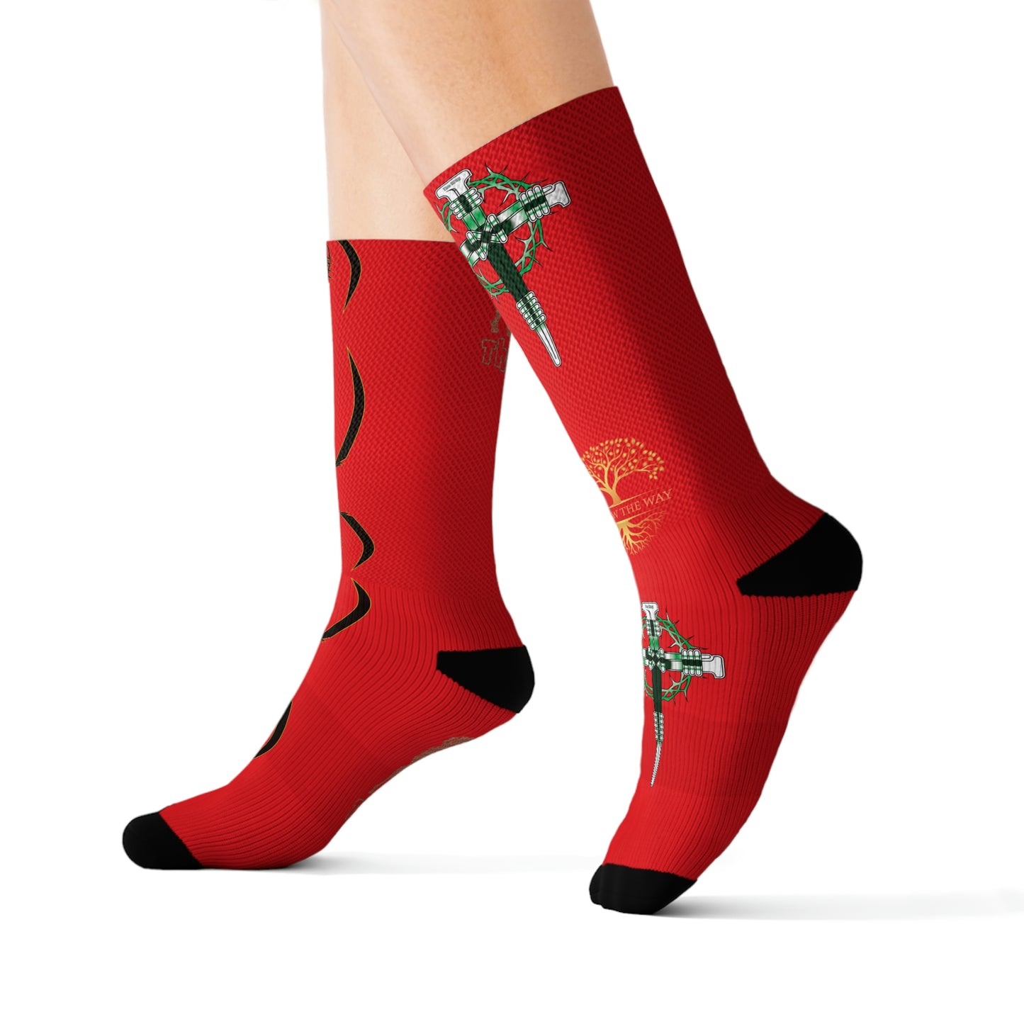 Red Sword Way Socks