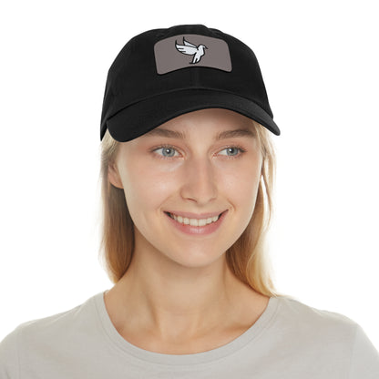 Yes Bird Dad Hat with Leather Patch