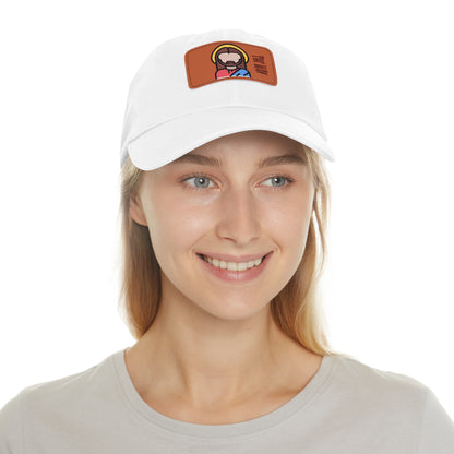 Who IS Dad Hat with Leather Patch