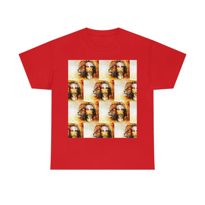 Double Mind Face Of Heavy Cotton Tee