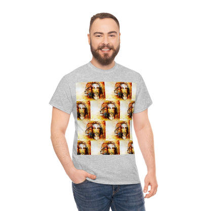 Double Mind Face Of Heavy Cotton Tee