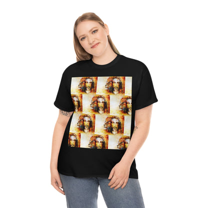 Double Mind Face Of Heavy Cotton Tee