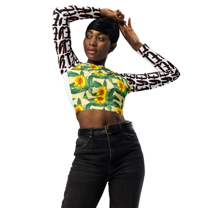 Flo way Recycled long-sleeve crop top