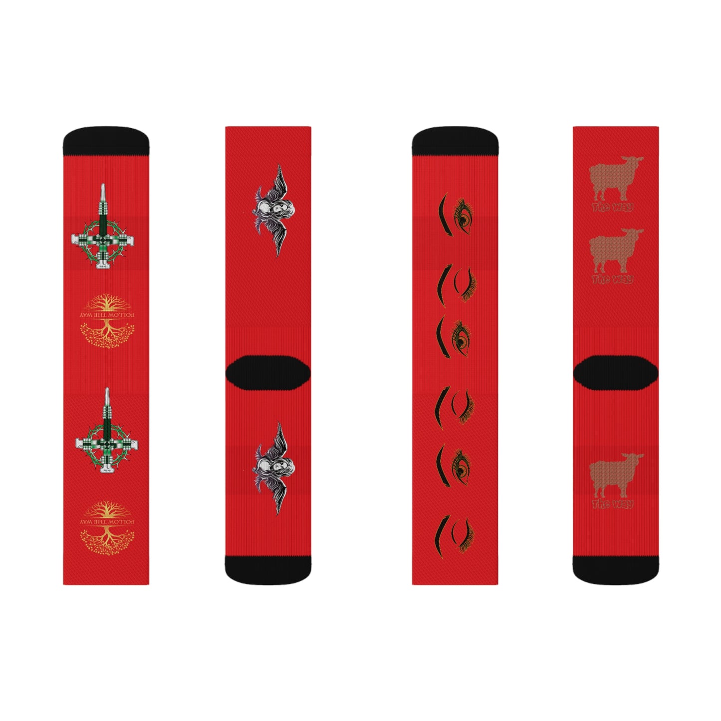 Red Sword Way Socks