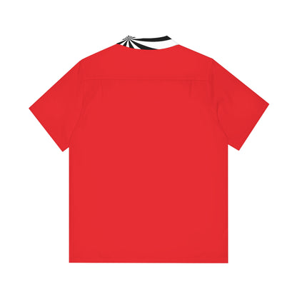 REd SWirl Men's Hawaiian Shirt