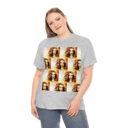 Double Mind Face Of Heavy Cotton Tee