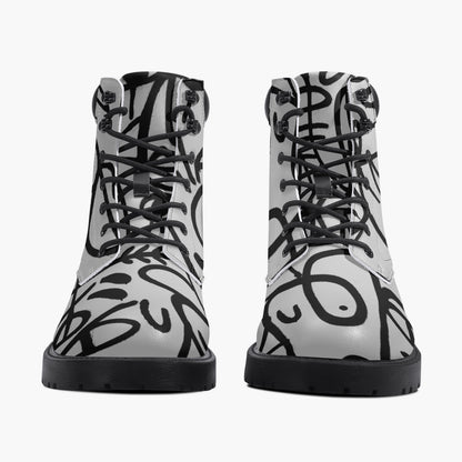 Many Eye Casual Leather Boots