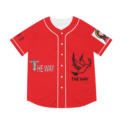 Red of Fly Men's Baseball Jersey