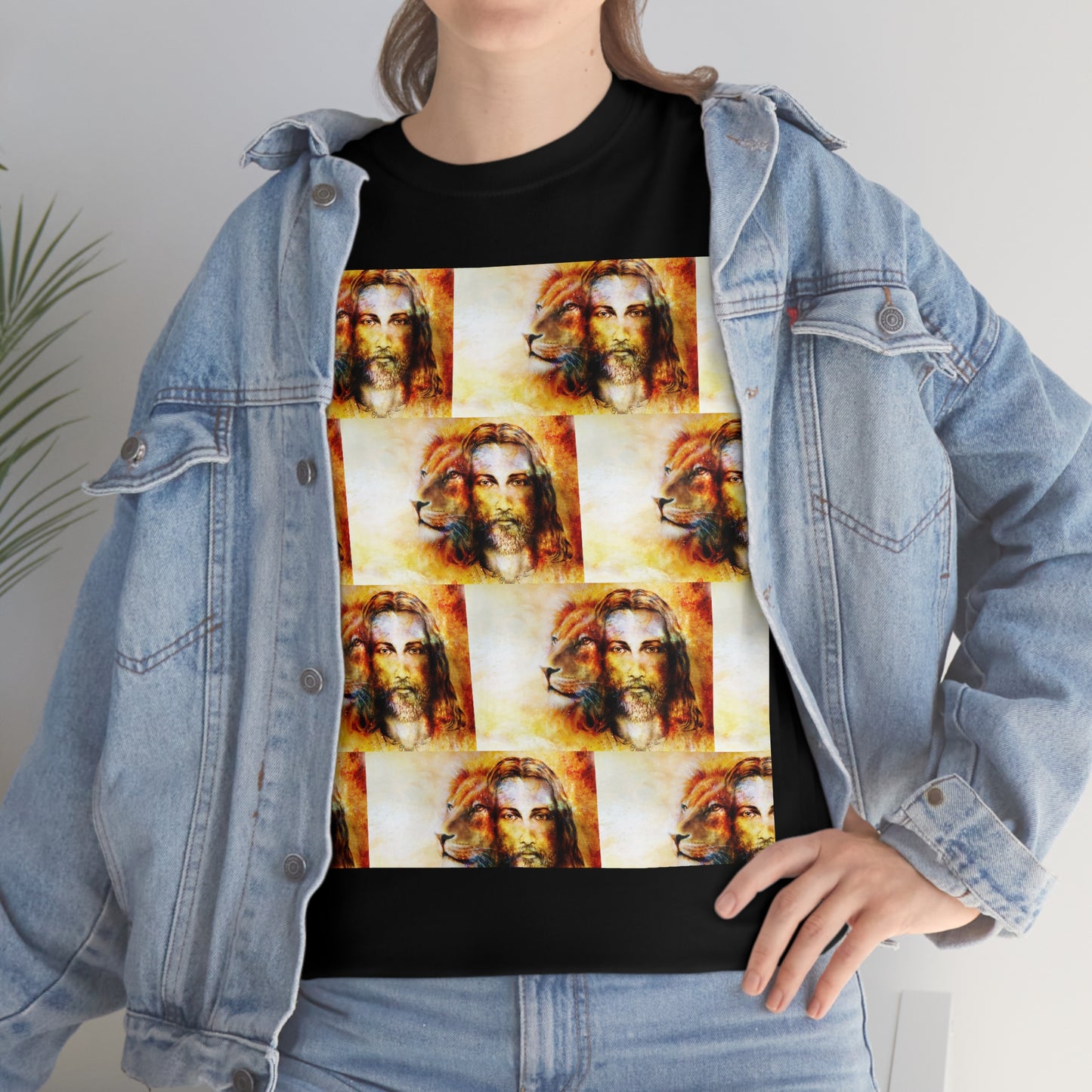 Double Mind Face Of Heavy Cotton Tee