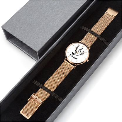 The WAY Ultra-thin Stainless Steel Quartz Watch