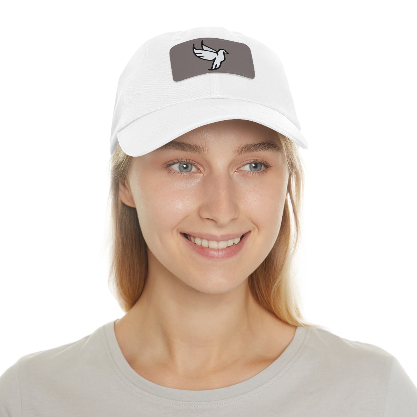 Yes Bird Dad Hat with Leather Patch