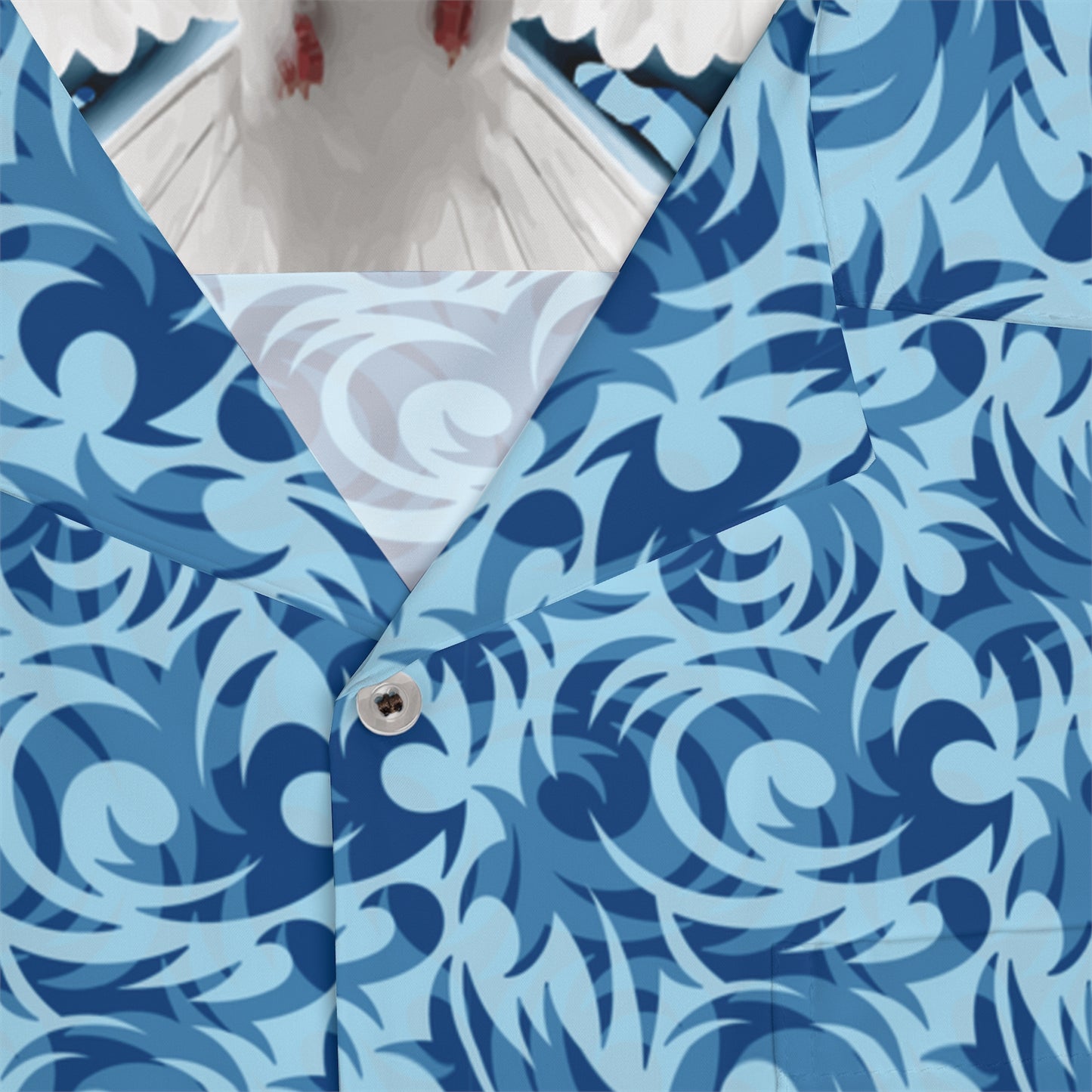 Wavy Spirt Men's Hawaiian Shirt
