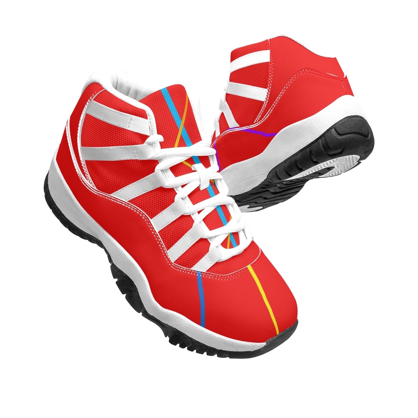 SkyHigh's REDS  AJ11 Basketball Sneakers