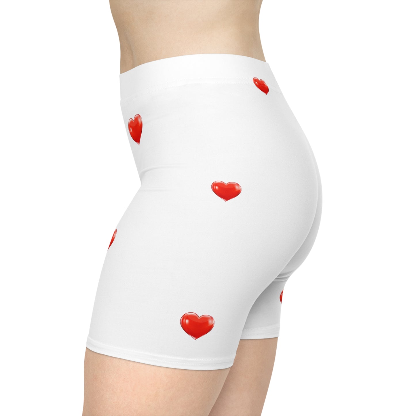 heart Women's Biker Shorts