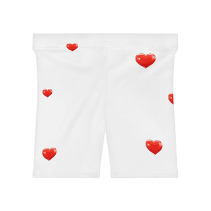 heart Women's Biker Shorts