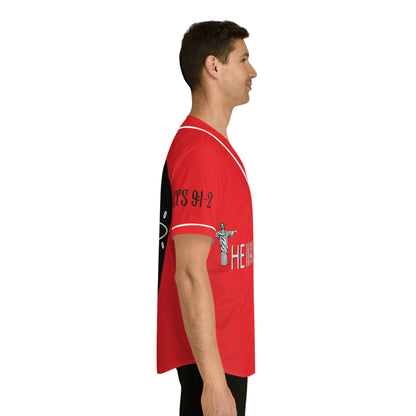 Red of Fly Men's Baseball Jersey