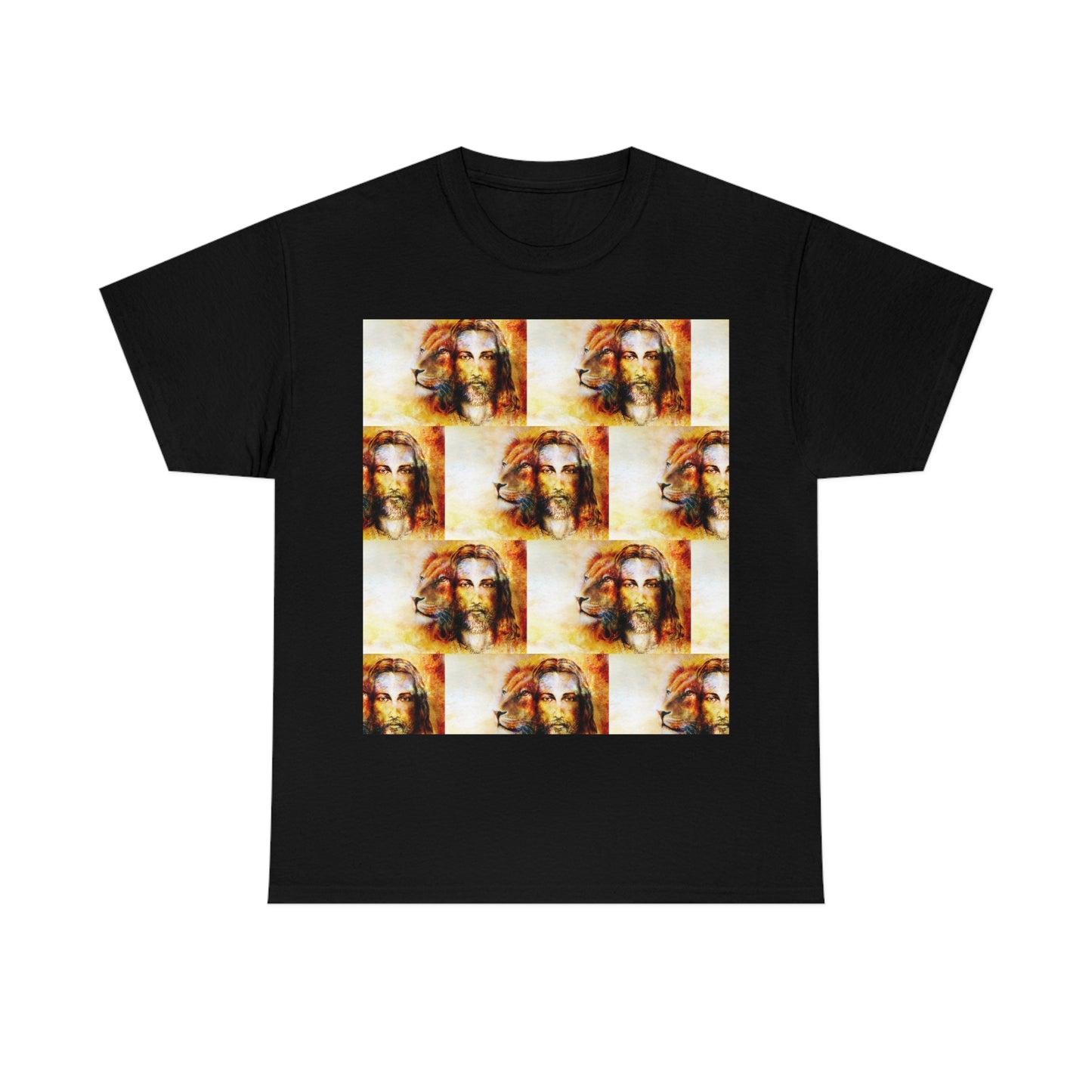 Double Mind Face Of Heavy Cotton Tee