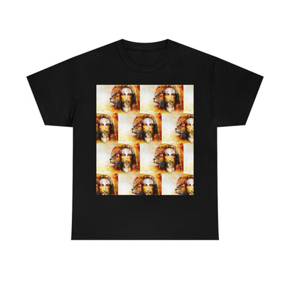 Double Mind Face Of Heavy Cotton Tee