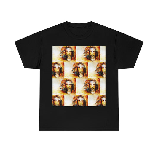 Double Mind Face Of Heavy Cotton Tee