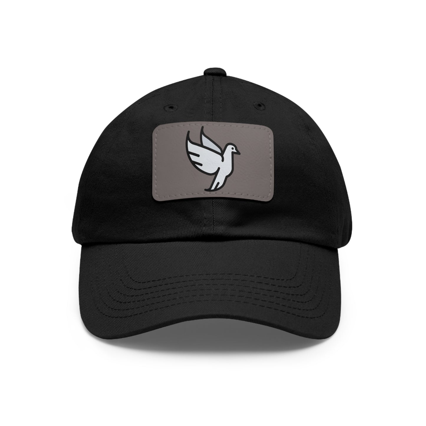 Yes Bird Dad Hat with Leather Patch