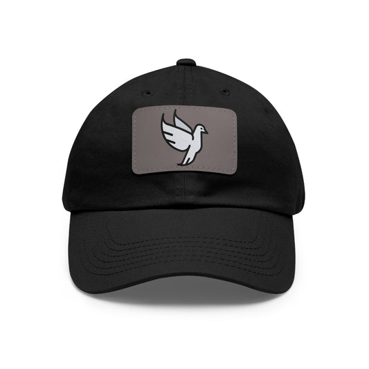 Yes Bird Dad Hat with Leather Patch