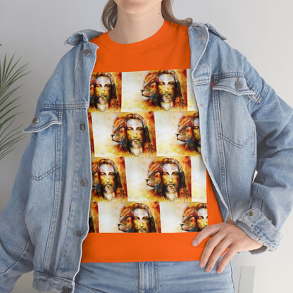 Double Mind Face Of Heavy Cotton Tee