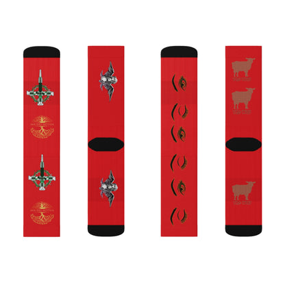 Red Sword Way Socks