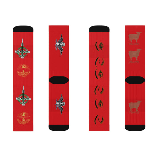 Red Sword Way Socks