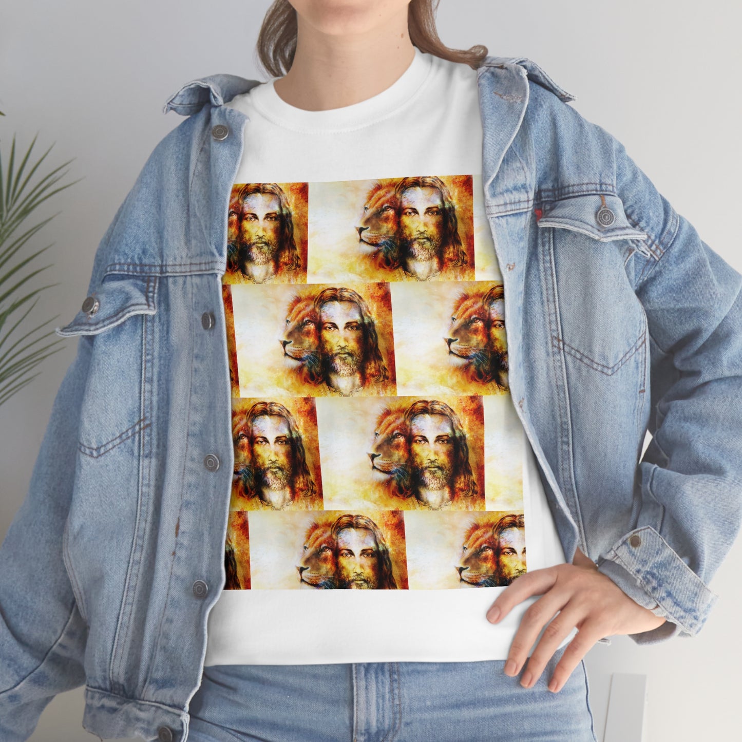Double Mind Face Of Heavy Cotton Tee