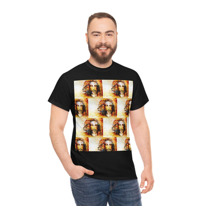 Double Mind Face Of Heavy Cotton Tee