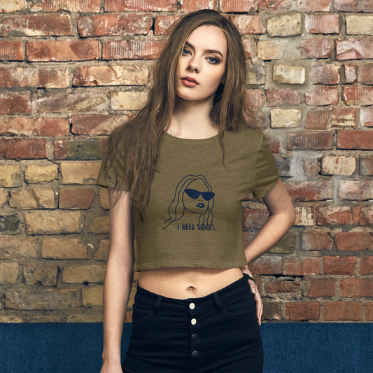 Space Plz Women’s Crop Tee